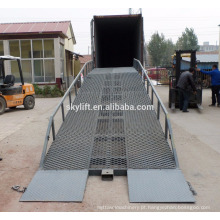 China Leveler de doca hidráulico móvel feito / rampa de carga com o CE habilitado